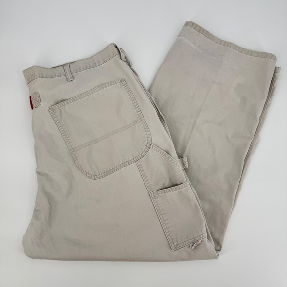 Polo Jeans Co Ralph Lauren Painter Pants Men's 40x32 Beige Utility Workwear - Picture 1 of 10